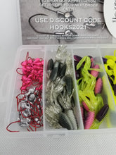 Load image into Gallery viewer, Cam's 1.75" Crappie Slab Shad (A) Package Assortment Kit Minnow Plastics
