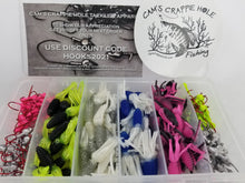 Load image into Gallery viewer, Cam's 1.75" Crappie Slab Shad (B) Package Assortment Kit Minnow Plastics