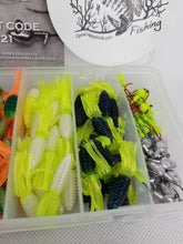 Load image into Gallery viewer, Cam's 1.75" Crappie Slab Shad (C) Package Assortment Kit Minnow Plastics