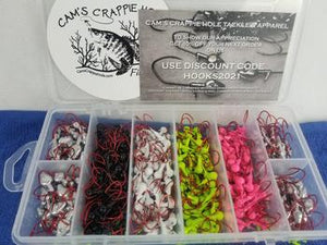 Cam's 120pc. Hand Painted Assortment "Nasty Bend Hooks" Jighead Kit