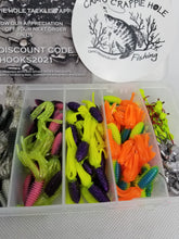 Load image into Gallery viewer, Cam&#39;s  1.75&quot;  Crappie Slab Shad (A)  Package Assortment Kit Minnow Plastics
