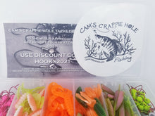 Load image into Gallery viewer, Cam&#39;s (A) &quot;ELITE ORANGE&quot; Assorted Plastic Crappie Kit
