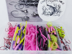 Cam's (A) "ELITE PURPLE" Assorted Plastic Crappie Kit