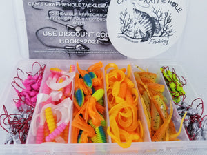 Cam's (A) "ELITE ORANGE CREAM" Assorted Plastic Crappie Kit