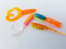 Load image into Gallery viewer, Cam&#39;s (A) &quot;ELITE ORANGE CREAM&quot; Assorted Plastic Crappie Kit
