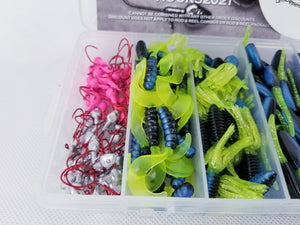 Cam's (A) "ELITE BLUE" Assorted Plastic Crappie Kit