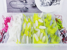 Load image into Gallery viewer, Cam&#39;s (A) &quot;ELITE WHITE KNIGHT&quot; Assorted Plastic Crappie Kit
