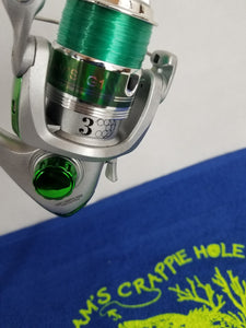 Cam's (Emerald) 3 Ball Bearing Spinning Reel