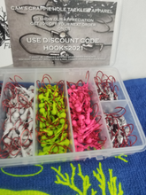 Load image into Gallery viewer, Cam&#39;s 120pc. Hand Painted Assortment &quot;Nasty Bend Hooks&quot; Jighead Kit
