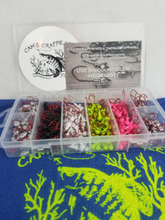 Load image into Gallery viewer, Cam&#39;s 120pc. Hand Painted Assortment &quot;Nasty Bend Hooks&quot; Jighead Kit
